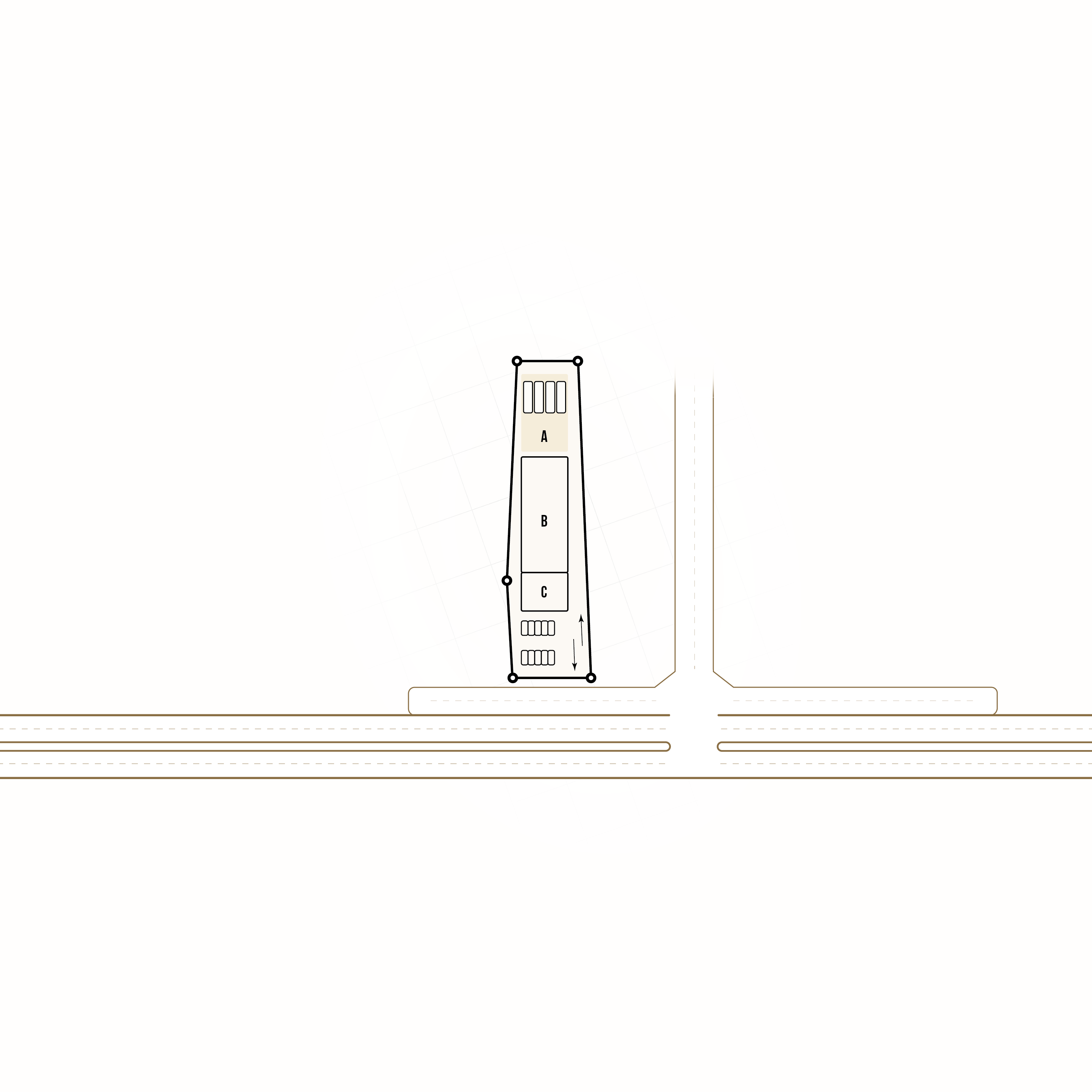 Illustrative service and light manufacturing depot plan.