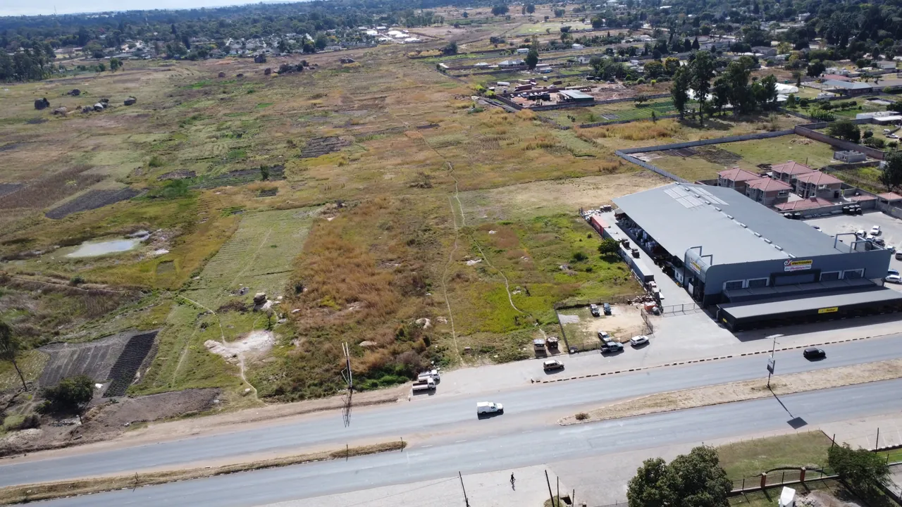 Aerial view of Stand 837 within its Msasa setting.
